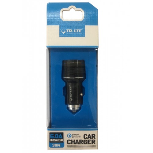 Car Charger 6.0A Black TD-FC17